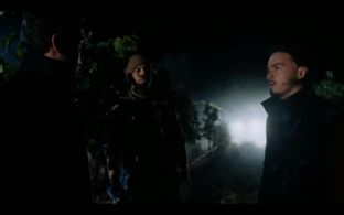 Andrew Gonzalez, Julio Macias and Tonatiuh in Promised Land