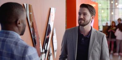 Derek Evans as Trip Nemshin in Single Drunk Female, on Hulu.