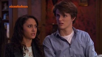 Eugene Simon and Klariza Clayton in House of Anubis (2011)
