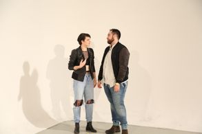 Director Agostino Leone on the set of 'His Quiet Mind' (2017)