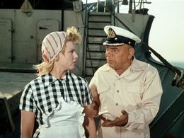 Aleksey Gribov and Margarita Nazarova in Striped Trip (1961)