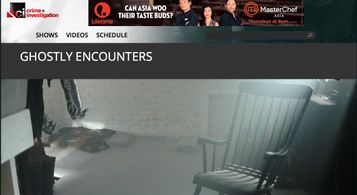 Going global with the help of ghosts! Ghostly Encounters, the hit show I host, finds a home in the Far East on Crime & I