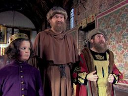 Simon Farnaby, Jim Howick, and Matthew Fenton in Horrible Histories (2009)