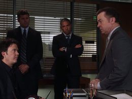 Timothy Hutton, Michael O'Keefe, and Tiago Roberts in Leverage (2008)