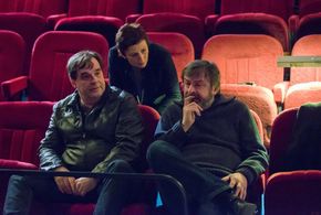 Miroslav Etzler, Alexej Pysko, and Kristýna Frejová in The Fury (2016)