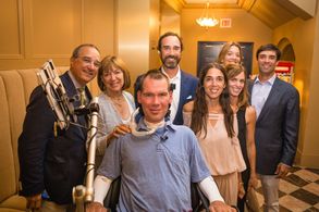 Steve Gleason at an event for Gleason (2016)