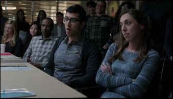 Still of Abraham Makany and Kate Simone in Happyish (2015)