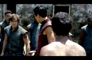 Still of Shane Graham, Aramis Knight, and Daniel Wu, in 