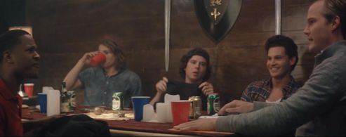 Still of Justin Arnold, Charlie McDermott, Jordan Christian Hearn, Charles Hittinger and Octavius J. Johnson in Traitor 