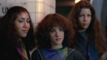 Dee Dee Benrey, Kate Klugman, and Lisa Maurer in The Warriors (1979)