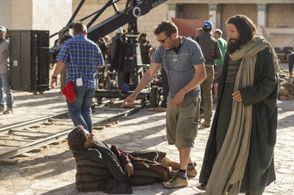 Directing on the set of A.D.