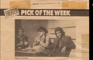 Theater/Theatre Word Crimes With N.Flynn, John Nesci, John Pappas