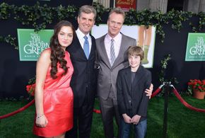 Peter Hedges, Jim Whitaker, CJ Adams, and Odeya Rush at an event for The Odd Life of Timothy Green (2012)