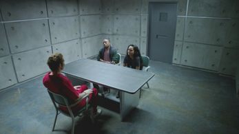 Tristin Mays, Justin Hires, and David Dastmalchian in MacGyver (2016)