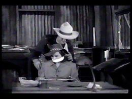 Sammy Baugh and Pauline Moore in King of the Texas Rangers (1941)