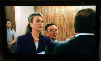 The People v O.J. Simpson, playing a Reporter interviewing Robert Shapiro/John Travolta