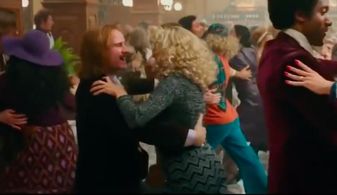 Mamma Mia Here We Go Again Kya Garwood as ensemble dancer in the 'Waterloo