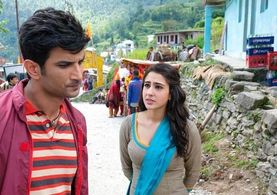 Sushant Singh Rajput and Sara Ali Khan in Kedarnath (2018)