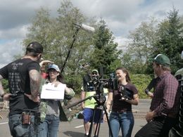 Bobby C. King, Amy Hesketh, Eric Liberacki, and Cheyenna Lee in Rucker (2022)