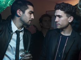 Jaime Lorente and Omar Ayuso in Elite (2018)