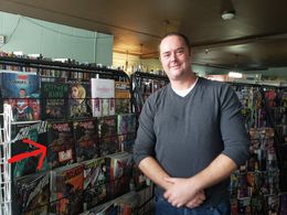 Brandon Rhiness is a comic store with his new comic 