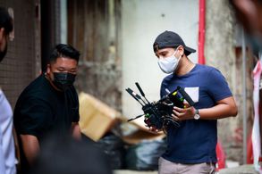 Directing a commercial in Hong Kong