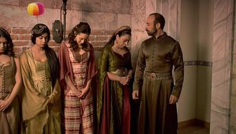 Halit Ergenç and Sema Kecik in The Magnificent Century (2011)