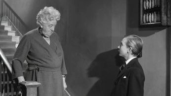 Ronnie Raymond and Margaret Rutherford in Murder She Said (1961)
