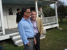 On the set of the film: A Federal case Actors:Tom Combs, Joseph Cintron ,Lance Stodghill,San Banarje