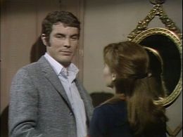 Joel Crothers and Kathryn Leigh Scott in Dark Shadows (1966)