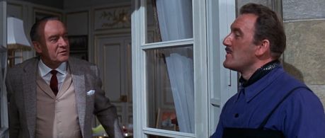 George Sanders and David Lodge in A Shot in the Dark (1964)