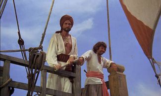 John Phillip Law and Martin Shaw in The Golden Voyage of Sinbad (1973)