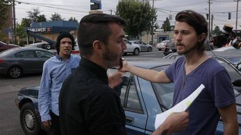 Rehearsal Still from Marty in Transit