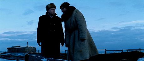 Yuriy Kuznetsov and Pyotr Mamonov in The Island (2006)