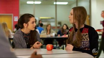 Madison Thompson and Chloe East on ABC's Kevin (Probably) Saves the World