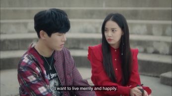 Lee Joo-yeon and Hoya in Devilish Joy (2018)