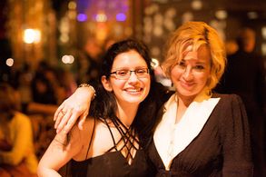 Nicki Kaiser (L) and Pamela Gaye Walker (R),at Pixar's RATATOUILLE wrap party