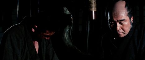 Shintarô Katsu and Hisaya Morishige in Zatoichi at Large (1972)