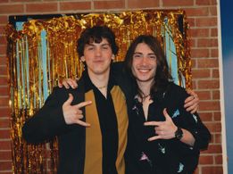 Nick Del Bianco with Drew Mulligan at the first ever Hawk Studios Film Festival at New Paltz, New York, where he appeare