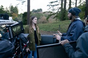 Gerard Johnstone and Allison Williams in M3GAN (2022)