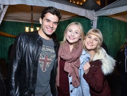 Emmy Mattingly, Shelby Wulfert, and Josh Swickard at an event for Liv and Maddie (2013)