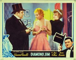 Binnie Barnes, Edward Arnold, and Germaine De Neel in Diamond Jim (1935)