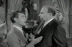 Parley Baer and Eddie Quillan in The Addams Family (1964)