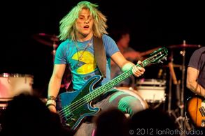 Photo taken while on the Digitour with my band Wellington