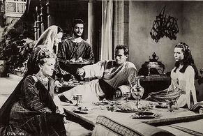 Charlton Heston, Cathy O'Donnell, and Martha Scott in Ben-Hur (1959)