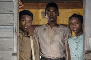 Frankie Smith, Joshua J. Williams, and Kennedy Derosin in Mudbound (2017)