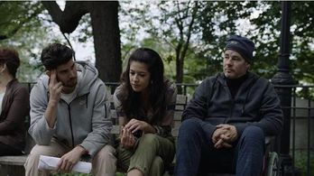 On Set for The Riverside Bench