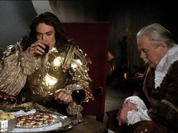 William Gaunt and Freddie Sayers in La Femme Musketeer (2004)