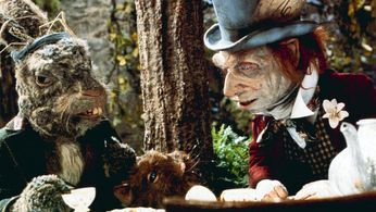 Mick Walter and Michael Sundin in Dreamchild (1985)