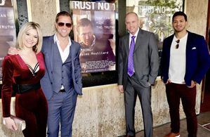 Michele Gomez, Douglas Rouillard, Britton Purvis and Charles Justo | Trust No 1 Premiere (Los Angeles)